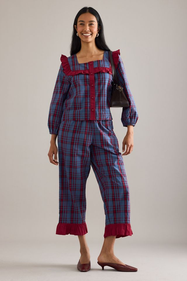 Ensemble De Pyjama Tartan à Volants TBCo #3