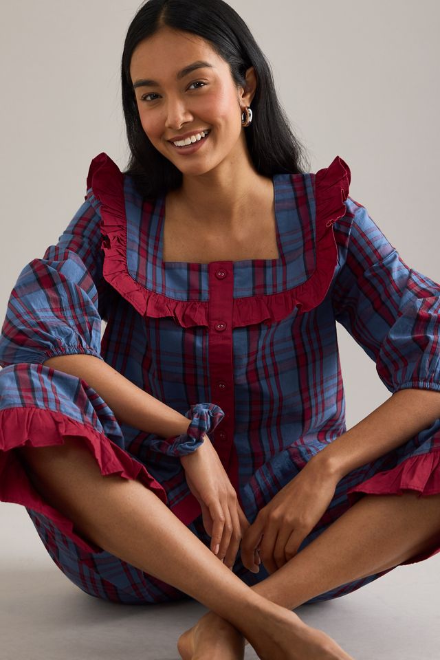 Ensemble De Pyjama Tartan à Volants TBCo #4