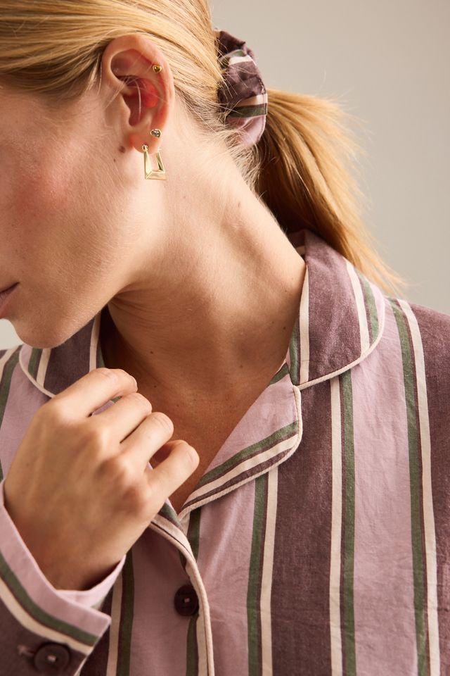 TBCo Long Pink Stripe Cotton Pyjama Set #4