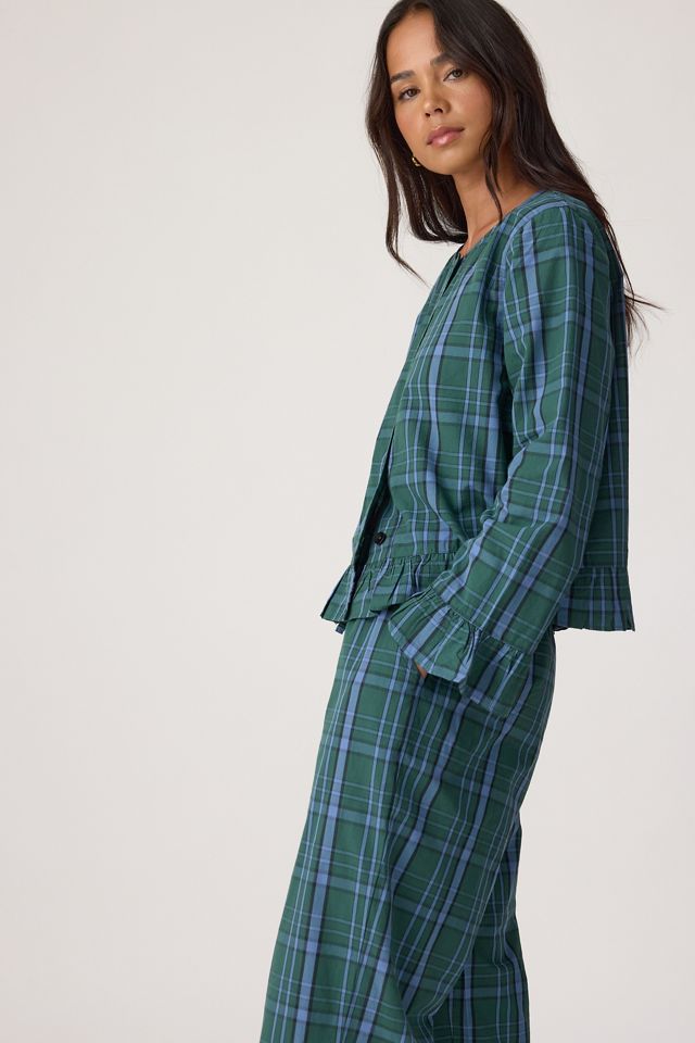 Conjunto de Pijama Largo de Cuadros 100% Algodón TBCo #1