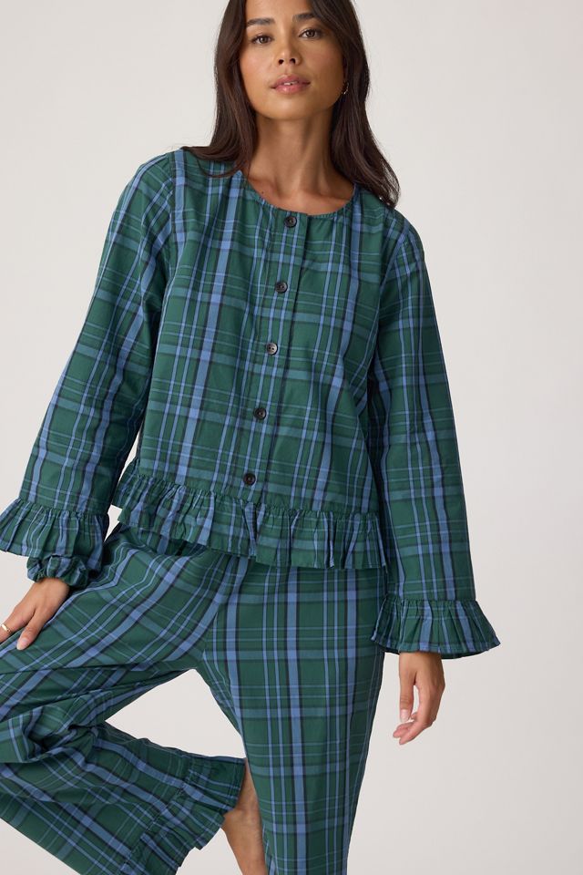 Conjunto de Pijama Largo de Cuadros 100% Algodón TBCo #3