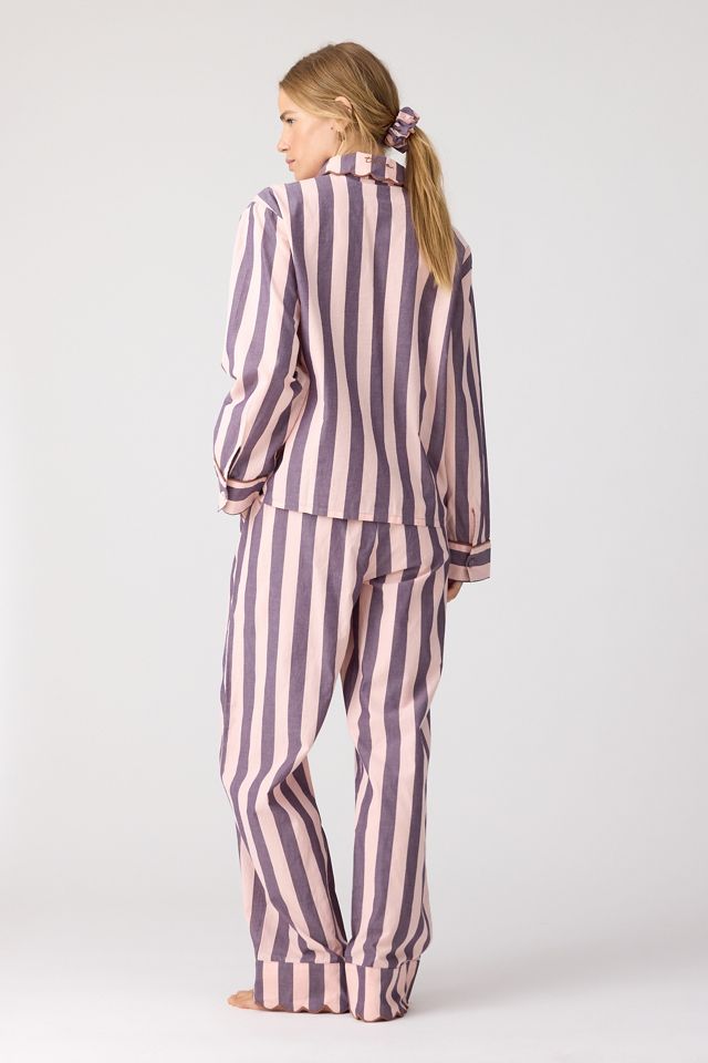 TBCo Kariertes Langer Pyjama-Set aus 100% Baumwolle #3