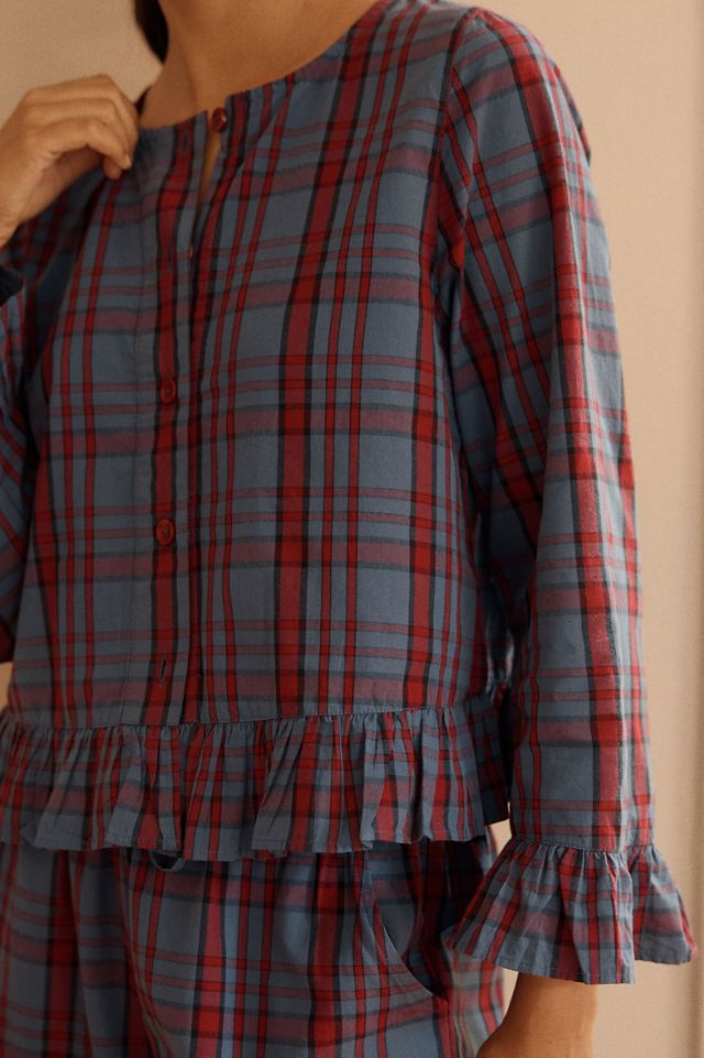 TBCo 100% Cotton Plaid Pajama Set #1