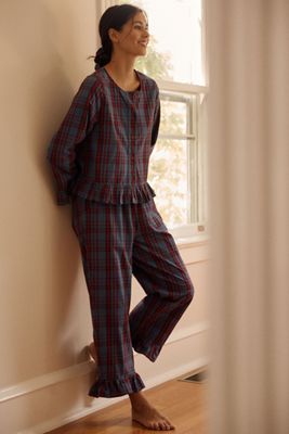 TBCo 100% Cotton Plaid Pajama Set