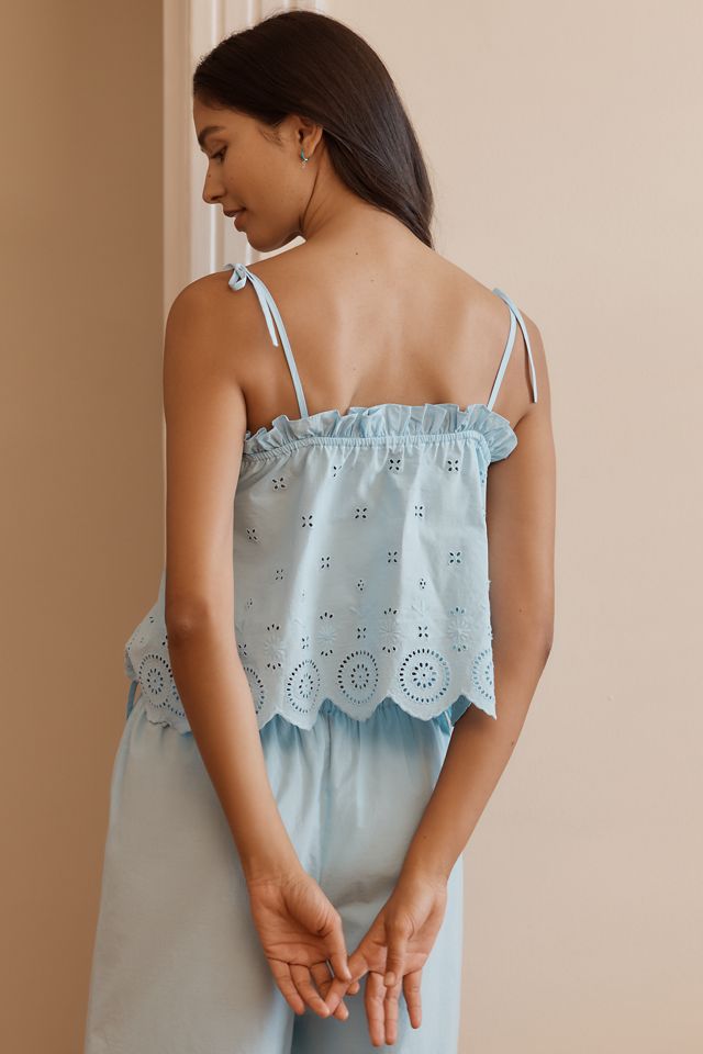 Wild Lovers Louise Ruffled Bow Pajama Top #1