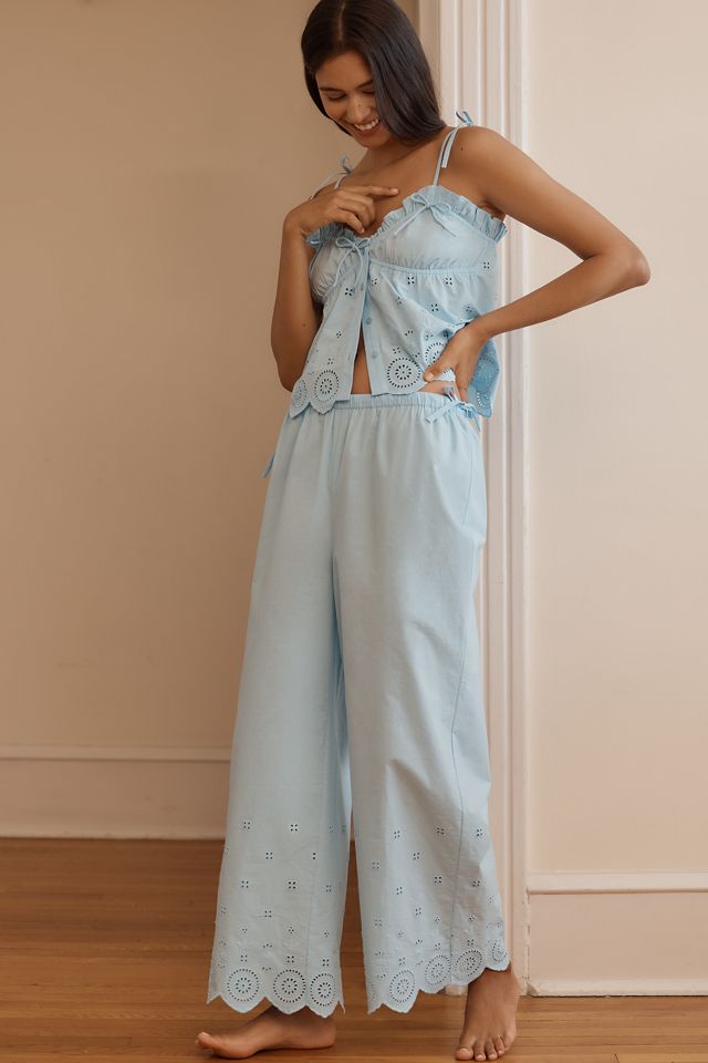 Wild Lovers Louise Ruffled Bow Pajama Top #3