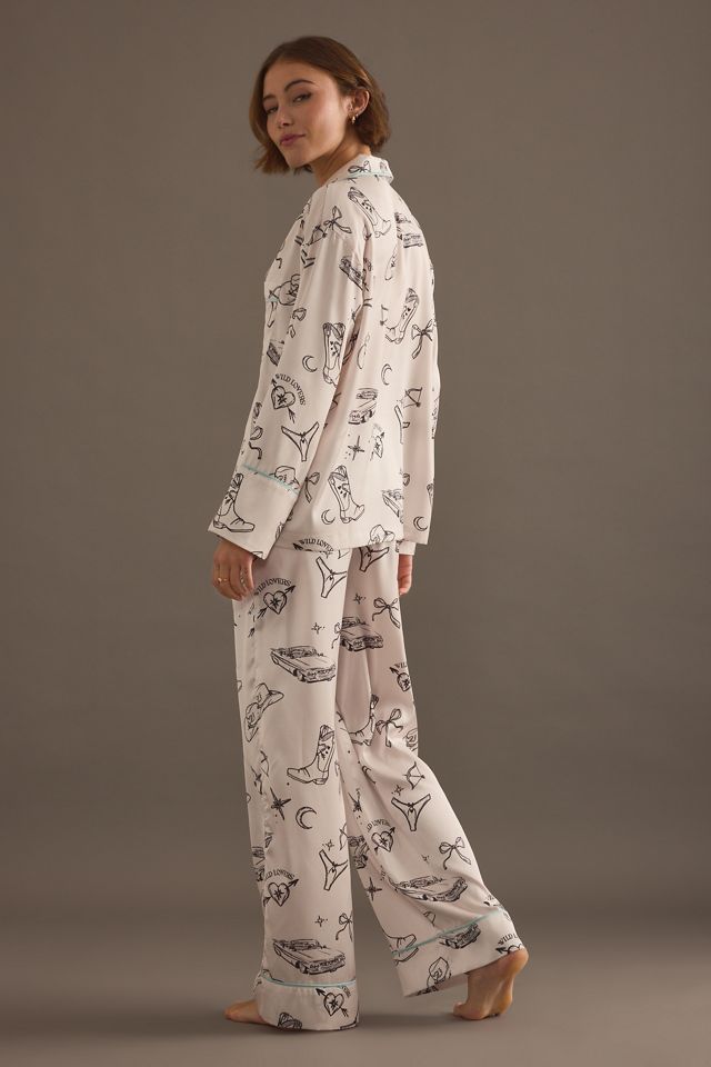 Wild Lovers Tia Long-Sleeve Pyjama Shirt #1