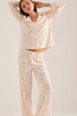 Wild Lovers Celeste Bow Printed Pyjama Bottoms