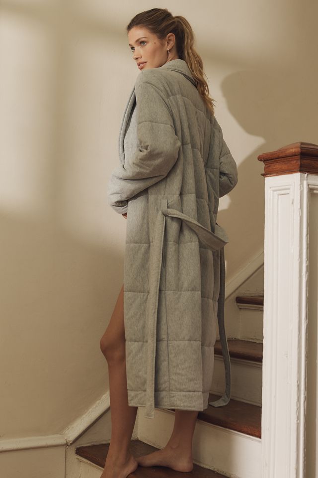 UGG® Quade Long-Sleeve Quilted Robe #1