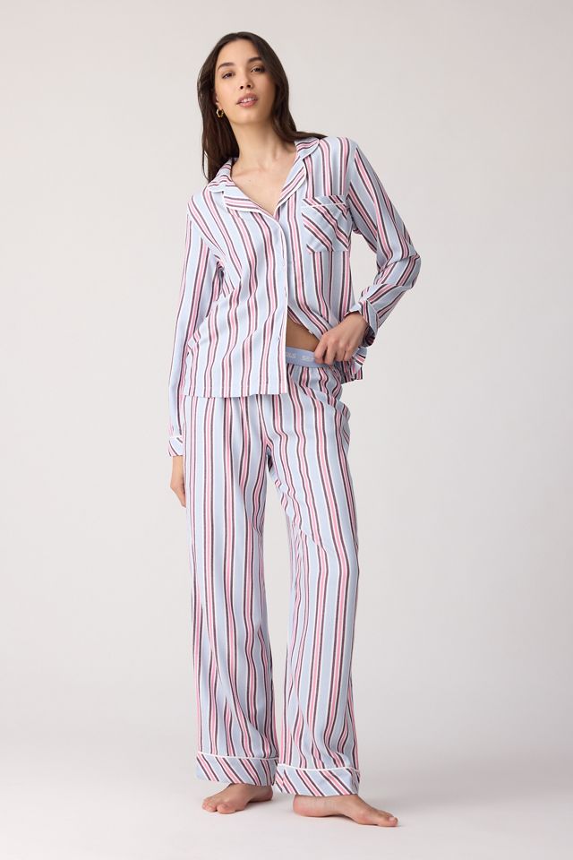 Set Pigiama Lungo Spazzolato Stripe & Stare #2