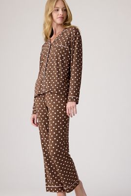 Set Pigiama Lungo a Pois Stripe & Stare