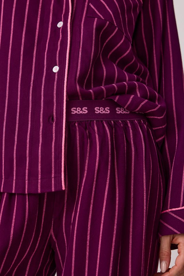 Stripe & Stare Long Pyjama Set #3