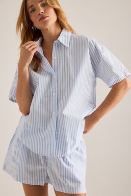 Chemise Calvin Klein en popeline décontractée