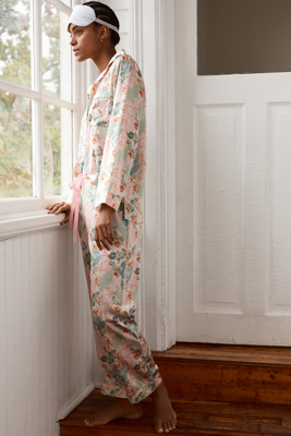 Papinelle Sasha Printed Silk Pajama Pants | Anthropologie