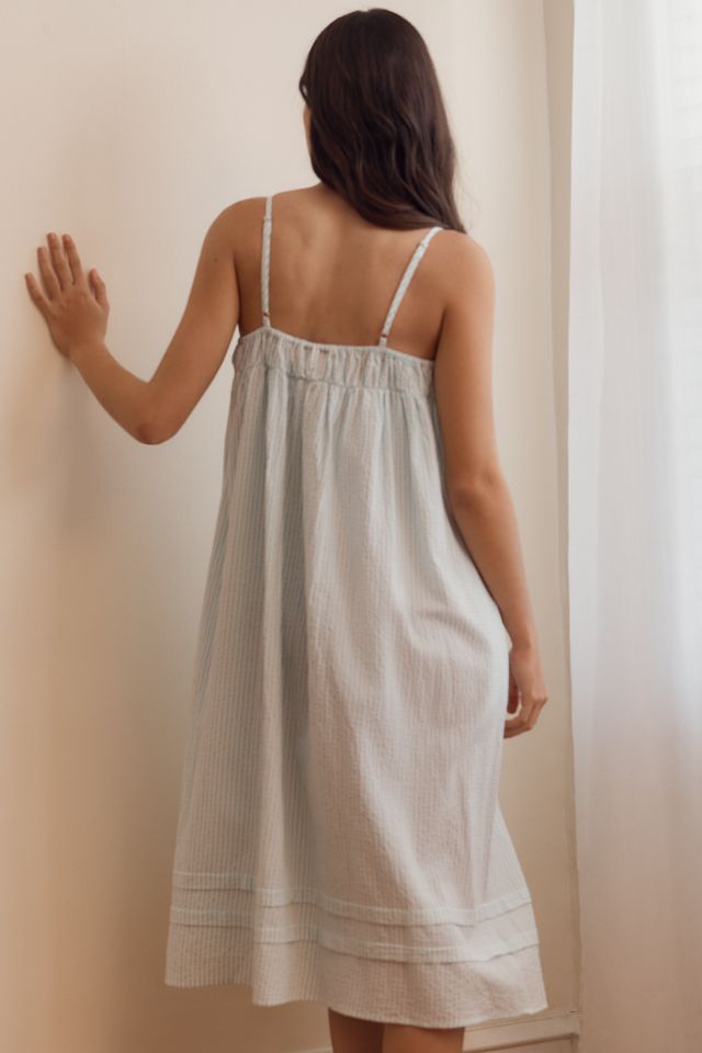 Papinelle Sabine Seersucker Pajama Dress #2
