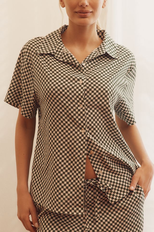 Papinelle Anais Short-Sleeve Shirt & Pants Pajama Set #2