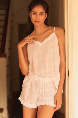 Papinelle Ivy Frill Cami & Boxer Shorts Pajama Set