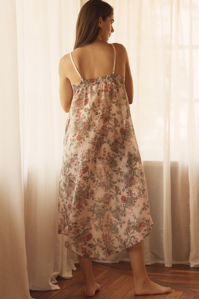 Papinelle Layla Silk Blend Lace Front Maxi Nightie #1