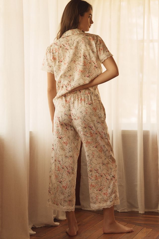 Papinelle Yoly Lace Crop Pajama Set #1