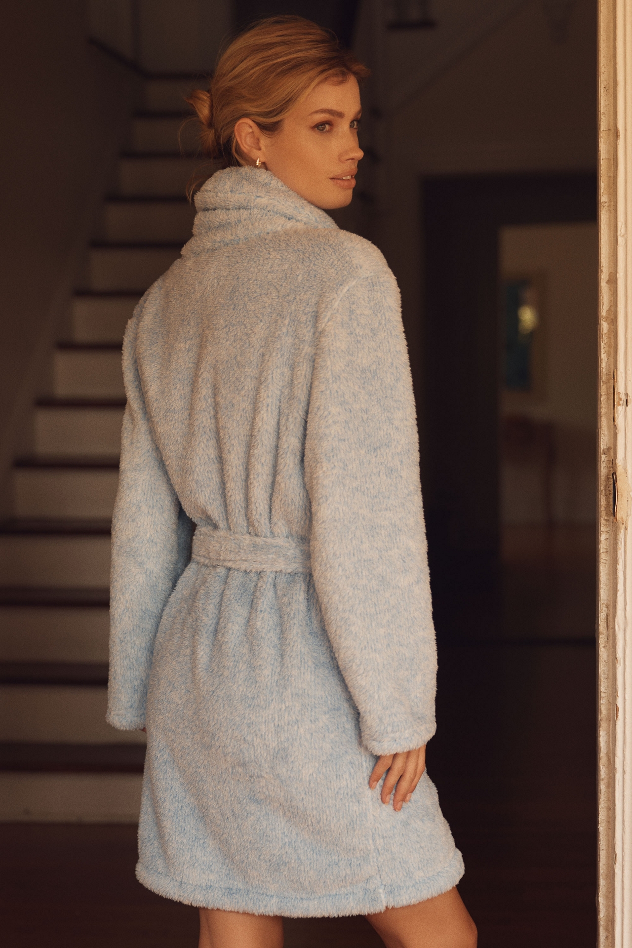 Papinelle Cozy Short Plush Robe