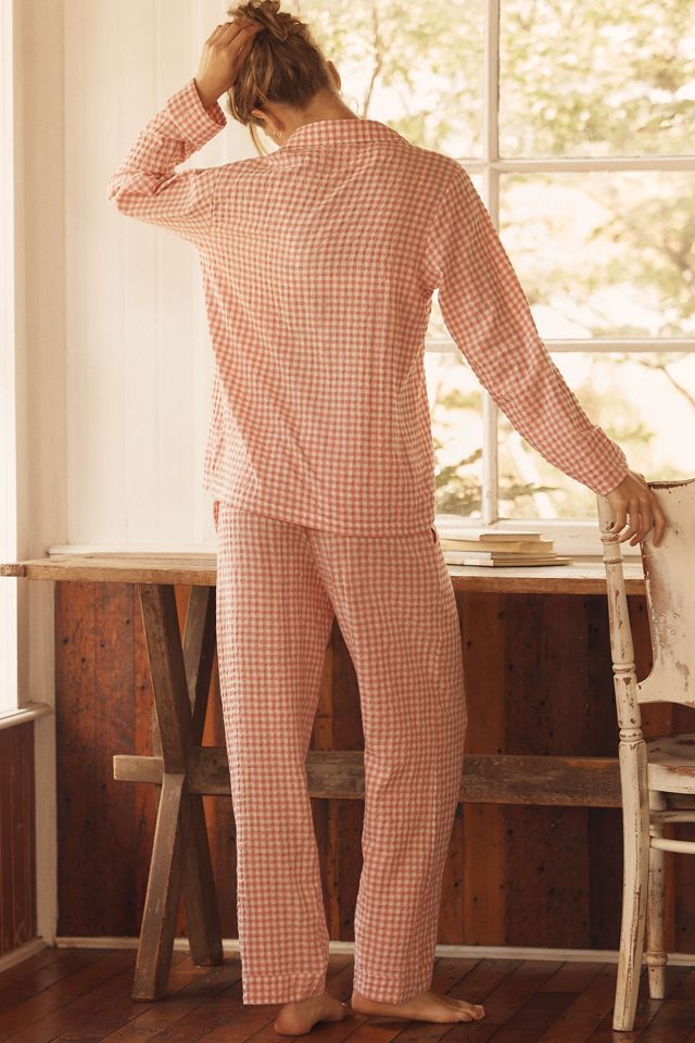 Papinelle Seersucker Gingham Pajama Set #2