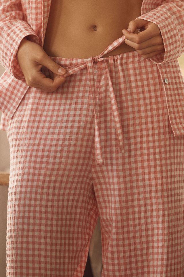 Papinelle Seersucker Gingham Pajama Set #3
