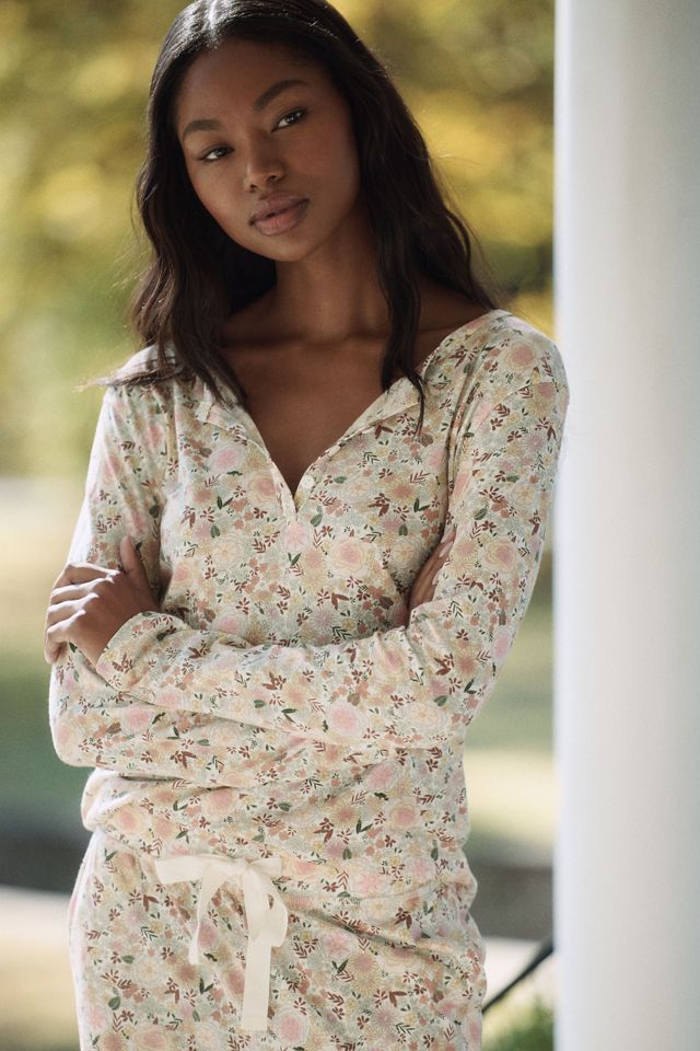 Papinelle Meribel Knit Henley Top & Pants Set #1