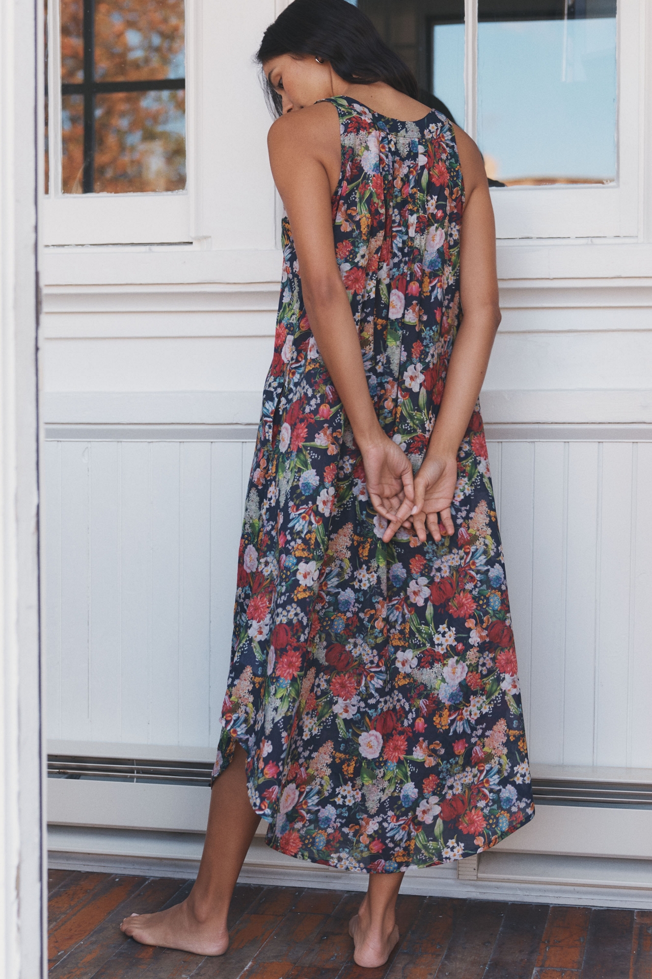 Papinelle Holly Panel Front Maxi Nightgown