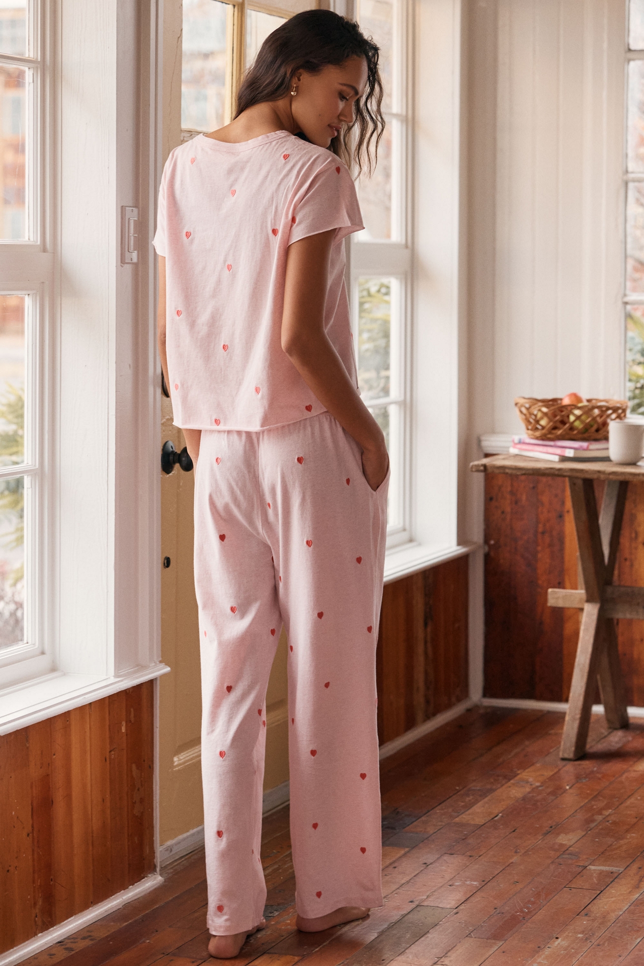 Papinelle Jada Hearts Pajama Set