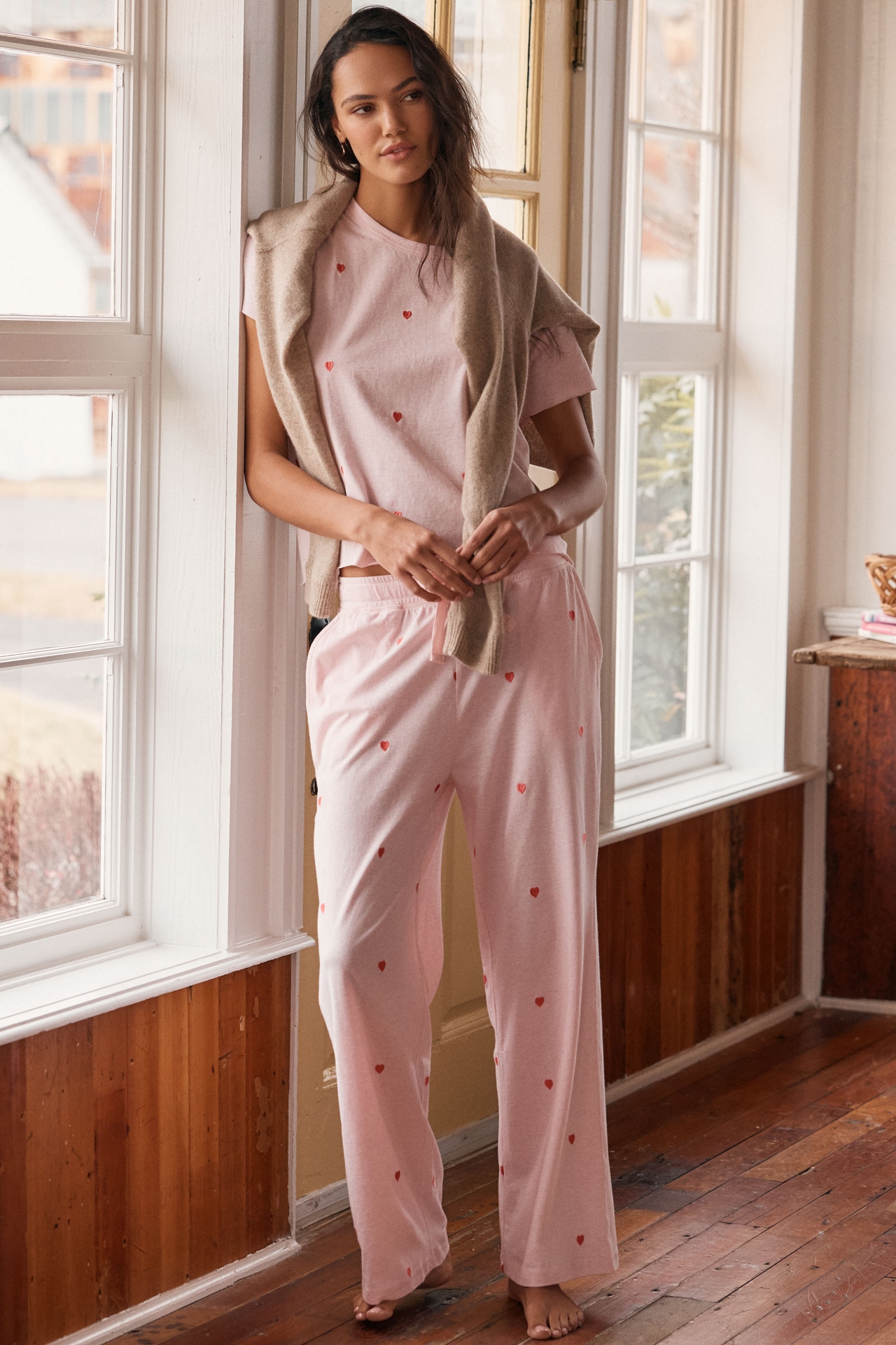 Papinelle Jada Hearts Pajama Set