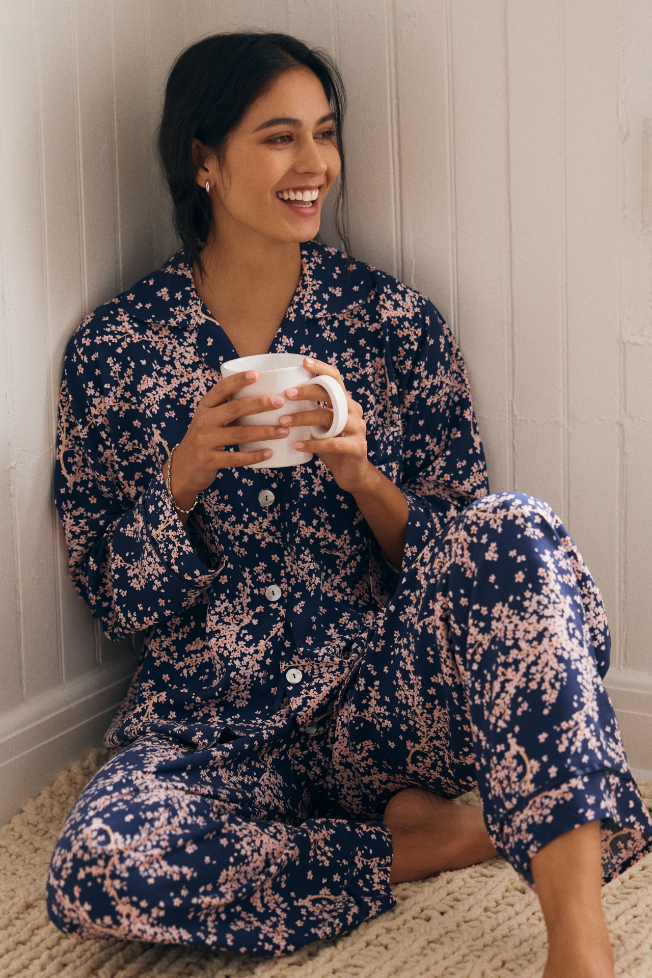 Papinelle Cherry Blossom Pajama Set