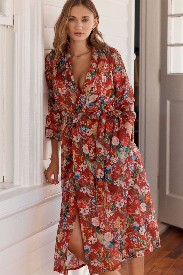 Papinelle Holly 100% Cotton Maxi Robe #1