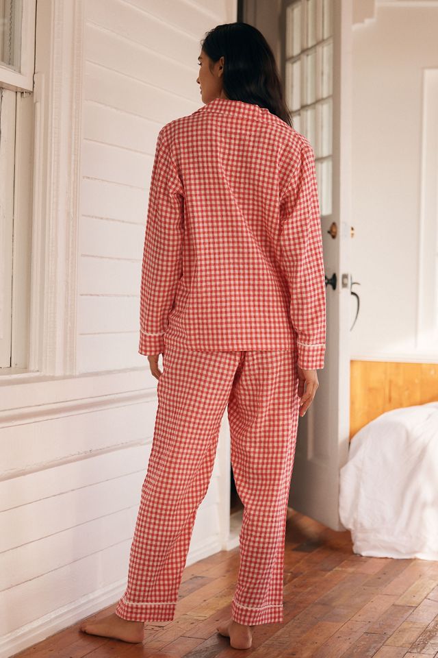 Papinelle Seersucker Gingham Pajama Set #3