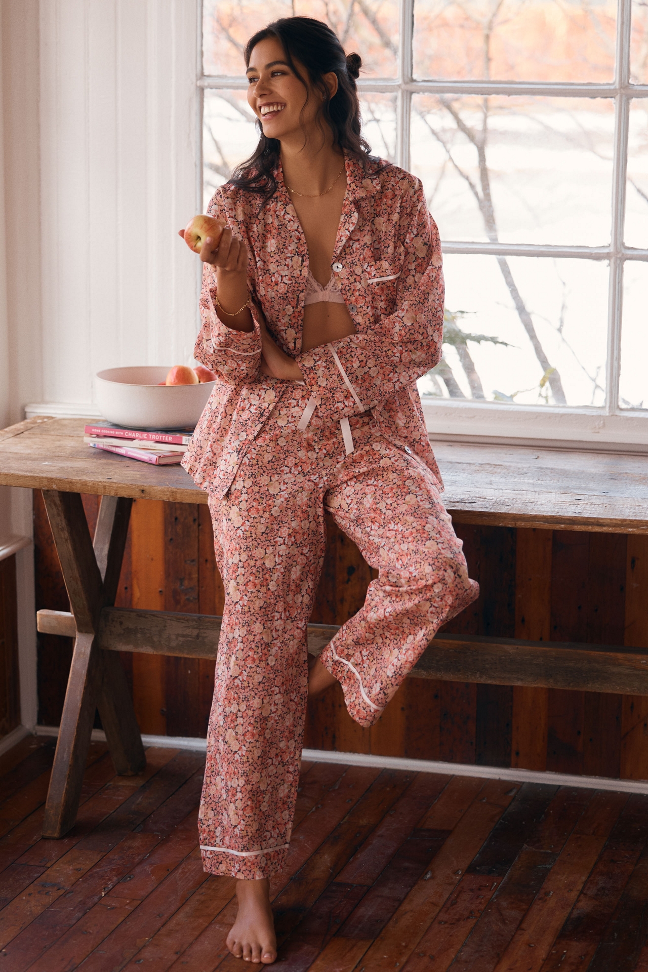 Papinelle Carly Floral Cotton Pajama Set