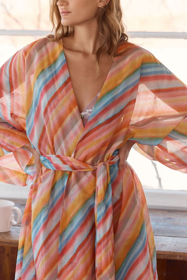 Papinelle Cotton Sophie Stripe Robe #1