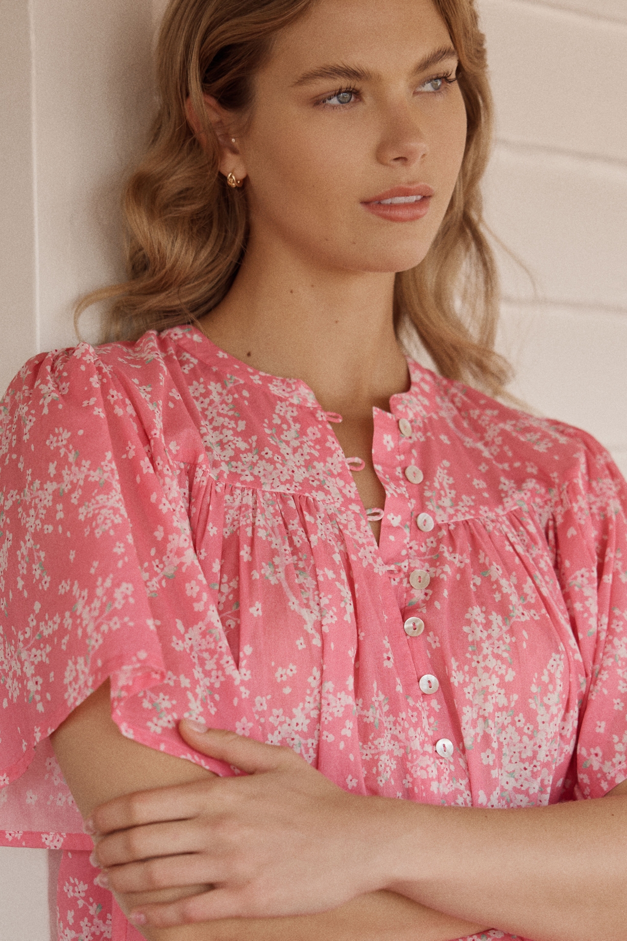 Papinelle Cheri Blossom Cotton Pajama Set