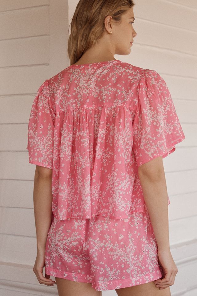 Papinelle Cheri Blossom Cotton Pajama Set #3