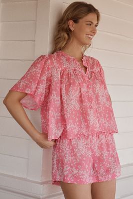 Papinelle Cheri Blossom 100% Cotton Pajama Set