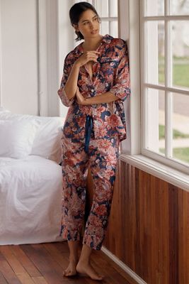 Papinelle Ella Cotton-Silk Crop Pajama Set