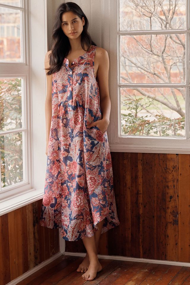 Papinelle Ella Cotton-Silk Maxi Nightie #2