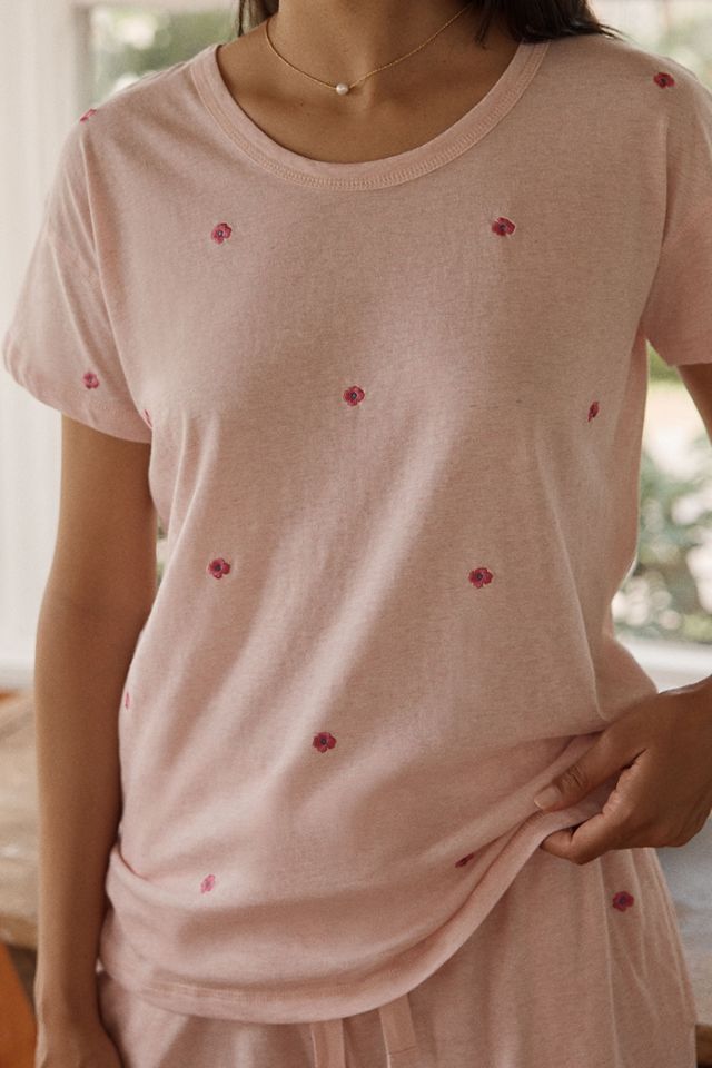 Papinelle Jada Organic Cotton Posy Pajama Set #1