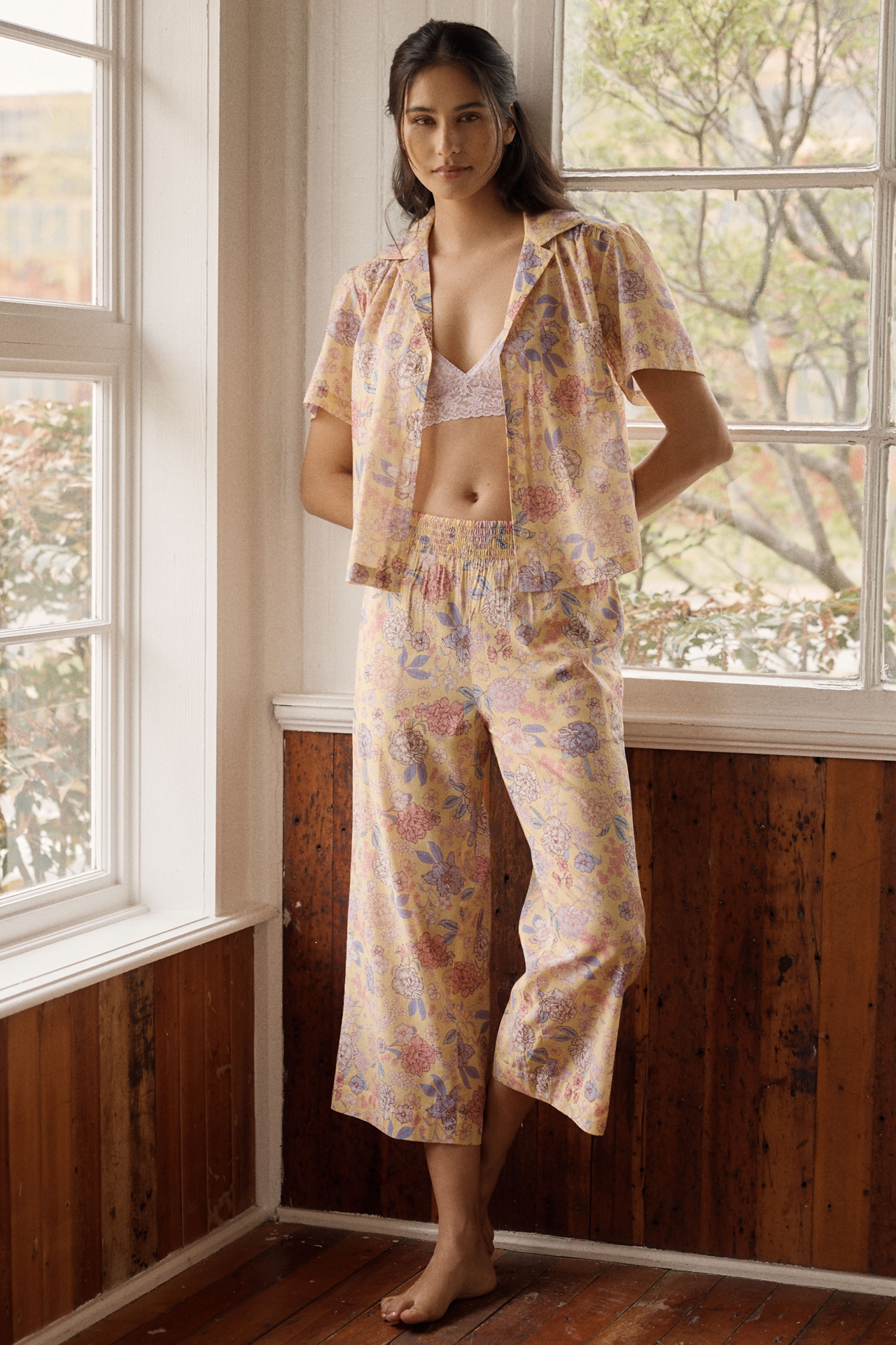 Papinelle Karolina Cotton Crop Pajama Set