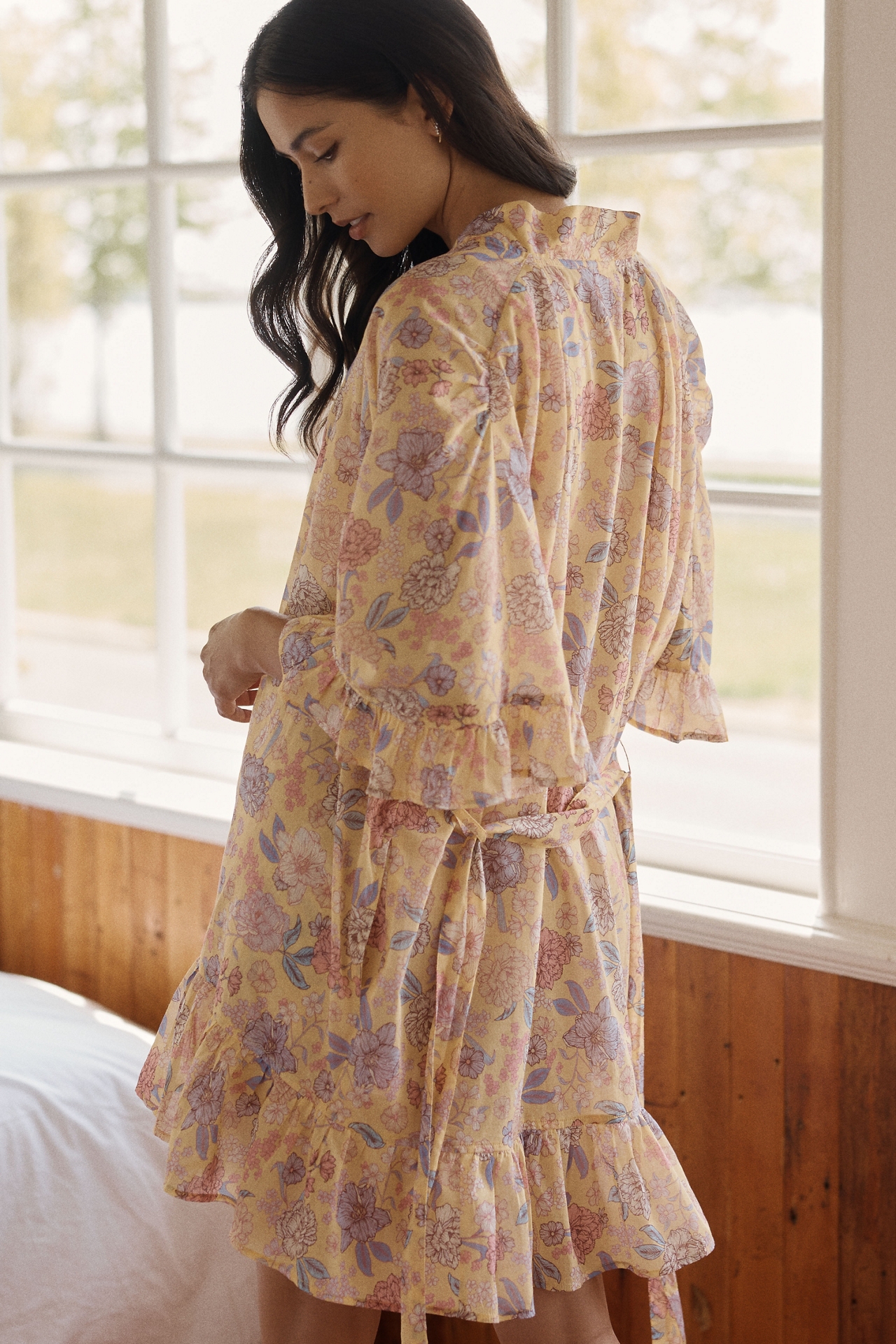 Papinelle Karolina Cotton Frill Robe
