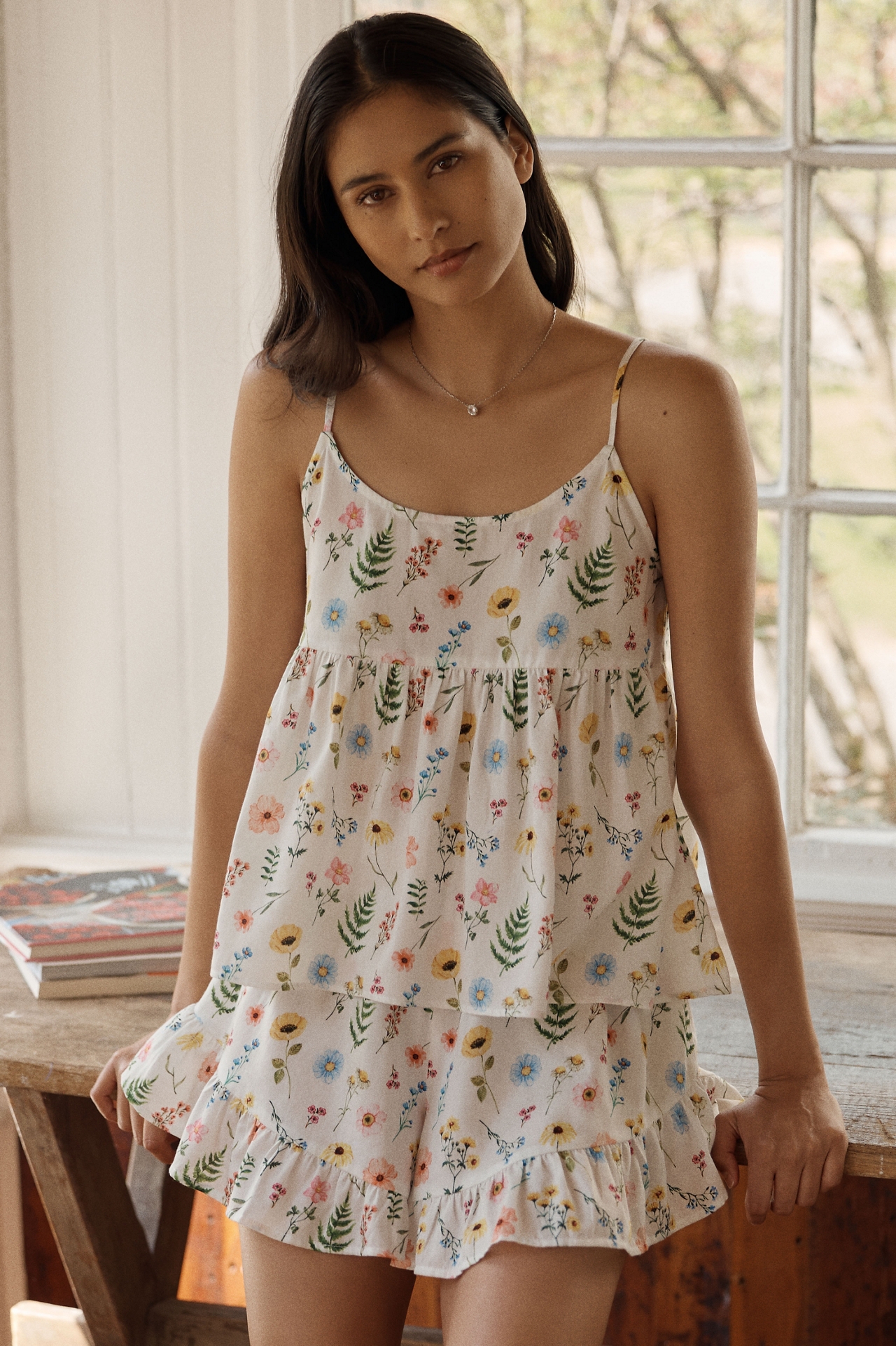 Papinelle Elodie Cotton Sateen Pajama Set
