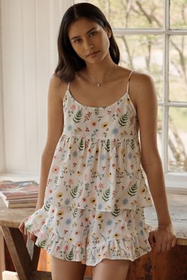 Papinelle Elodie Cotton Sateen Pajama Set