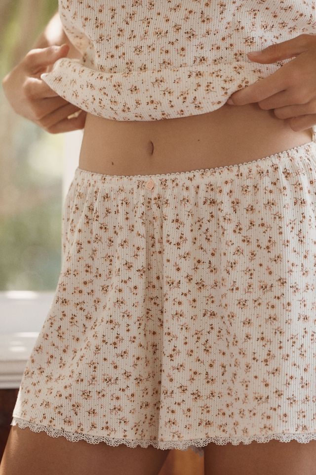 Papinelle Claire Cotton Waffle Tank and Shorts Pajama Set #2