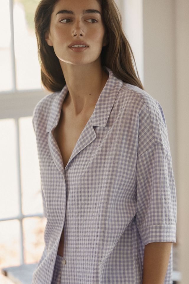 Papinelle Seersucker Pajama Set #3