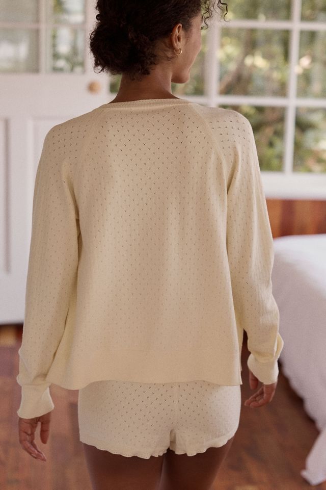 Papinelle Olivia Pointelle Cardigan #1