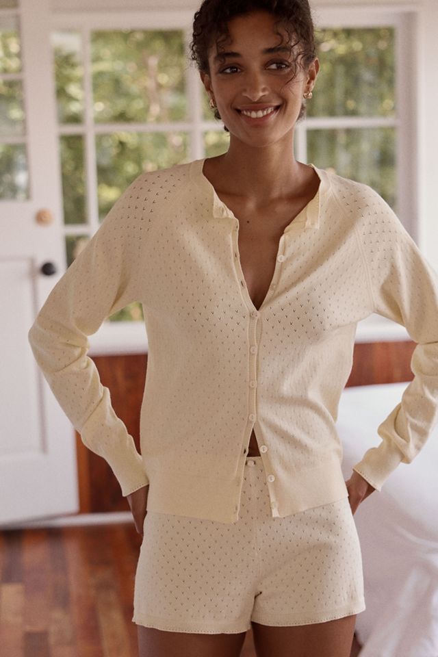 Papinelle Olivia Pointelle Cardigan #2