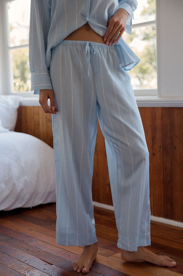 Papinelle 100% Cotton Sateen Striped Pajama Set #3
